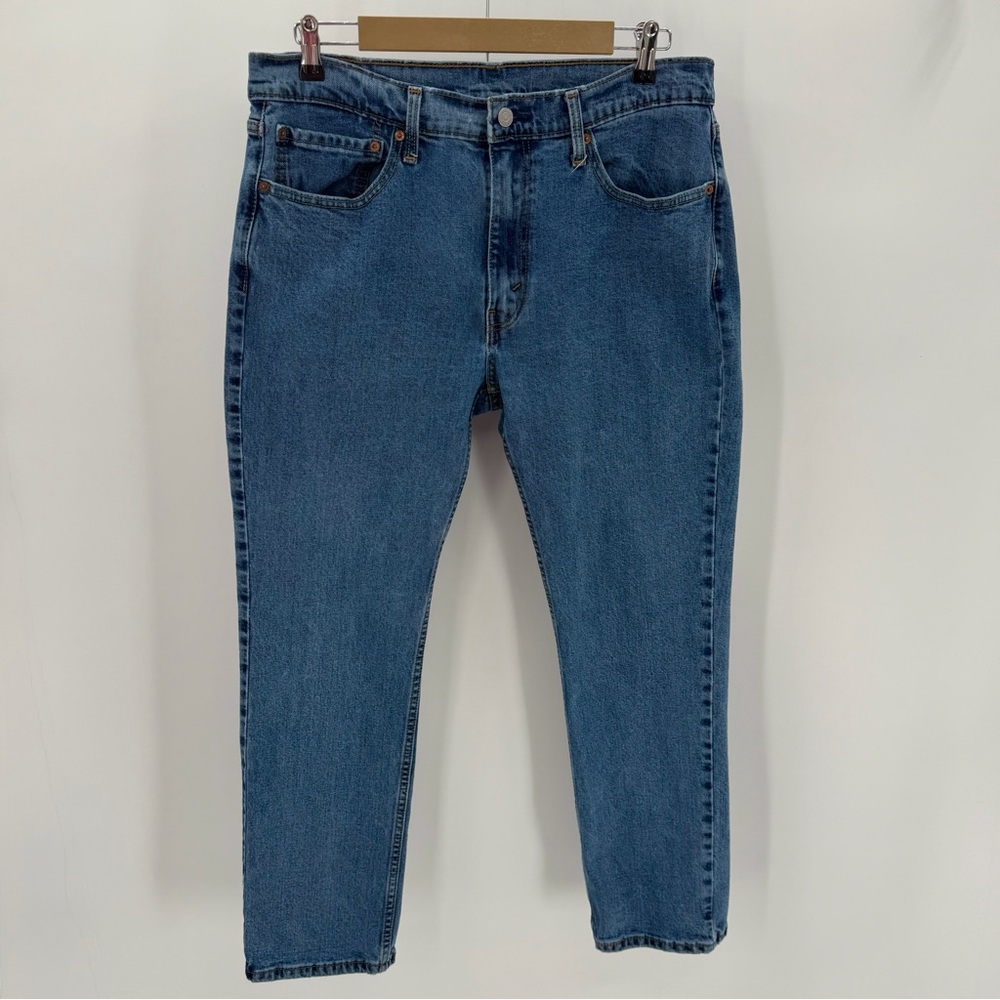 Levi’s Jeans Men’s 36x30 Blue Denim 514 Straight Fit Cotton Blend READ